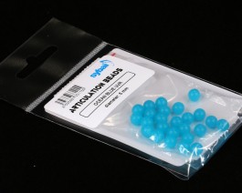 Articulation Beads, 6 mm, Ocean Blue UVR